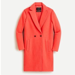 J Crew Italian boiled wool topcoat
